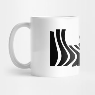 Illusion Typography Design Mug